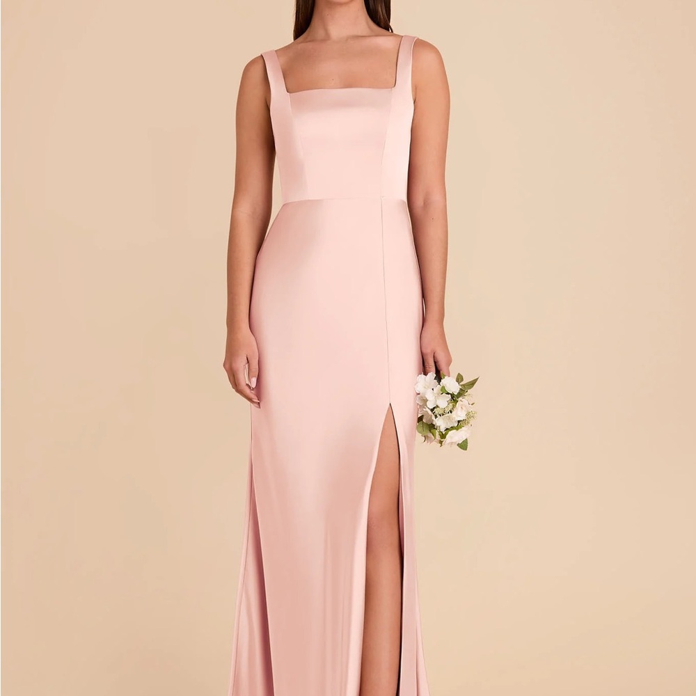Birdy Grey Alex Dress
Matte Satin Blush Pink
